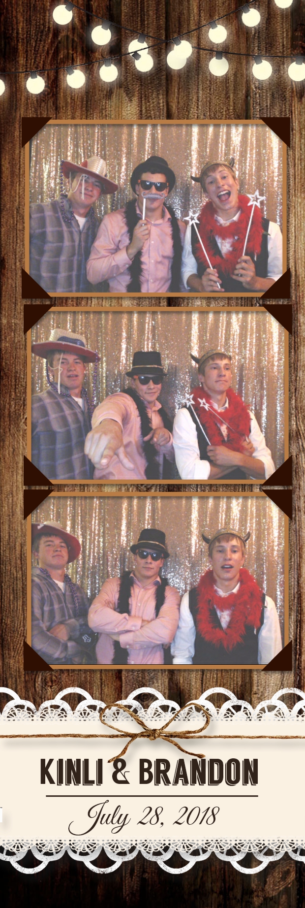 Kinli and Brandon's Wedding | View more photos from the event at gallery.photoboothbillings.com/u/PhotoBoothBillings/Kinli-and-Brandons-Wedding